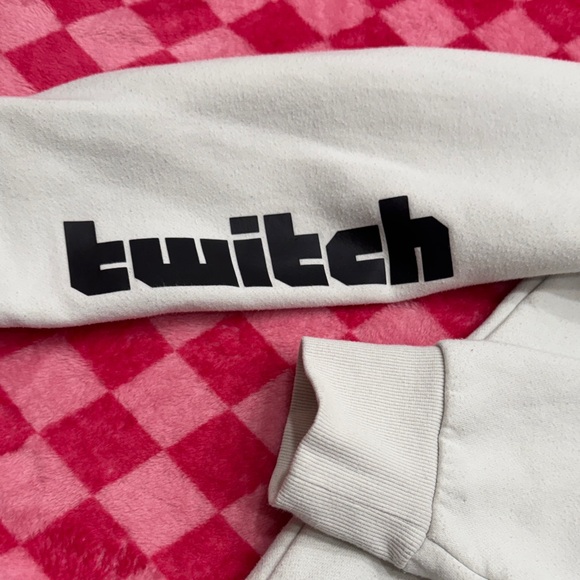 Twitch White and Purple Hoodie Jacket - Picture 6 of 8